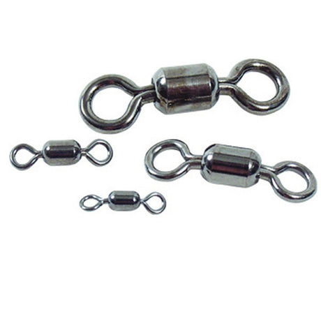 Spro Three Way Swivel, Pack of 3, (Black, Size 1/0, 115-Pounds)