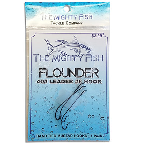 THE MIGHTY FISH TACKLE COMPANY FLOUNDER RIG WITH YELLOW GRUB