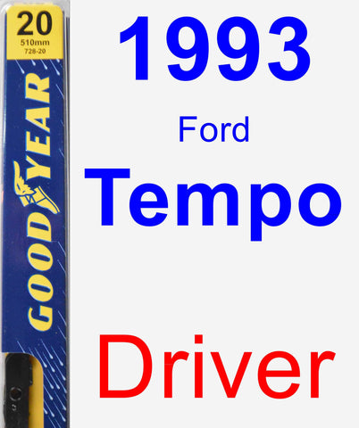 Wiper blades for 93 ford tempo #4
