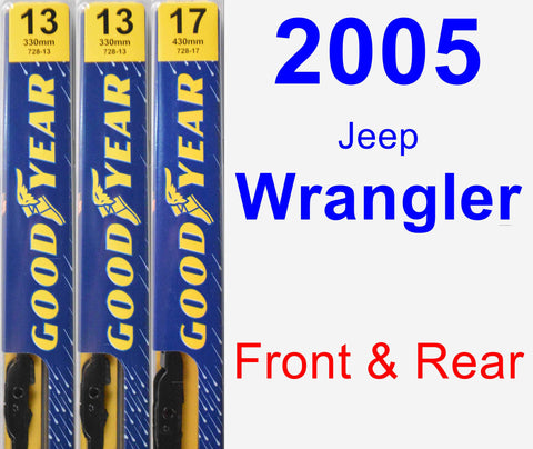 2005 Jeep Wrangler Wiper Blade by Goodyear (Premium) – 