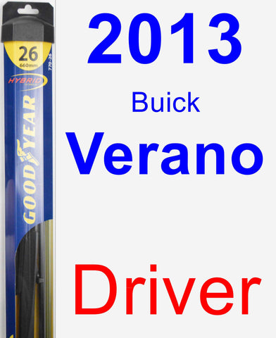 2013 Buick Verano Wiper Blade By Goodyear Hybrid Carpartsclub Com