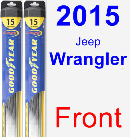 2015 Jeep Wrangler Wiper Blade by Goodyear (Hybrid) – 