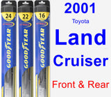 2001 Toyota Land Cruiser Wiper Blade by Goodyear (Assurance