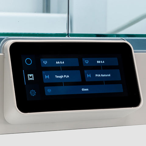 Ultimaker S5 touch screen