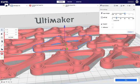 Ultimaker Cura 4.0 UI