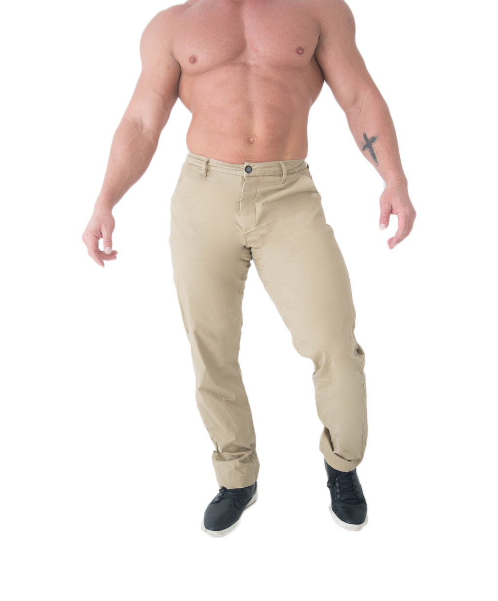 Men's Athletic Fit Chino - Khaki