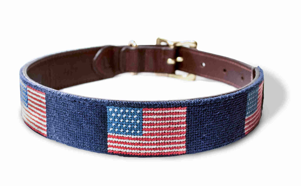 American Flag Dog Collar by Harding Lane Nantucket General Store