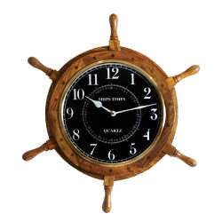 Ship Wheel Clock  Nantucket General Store