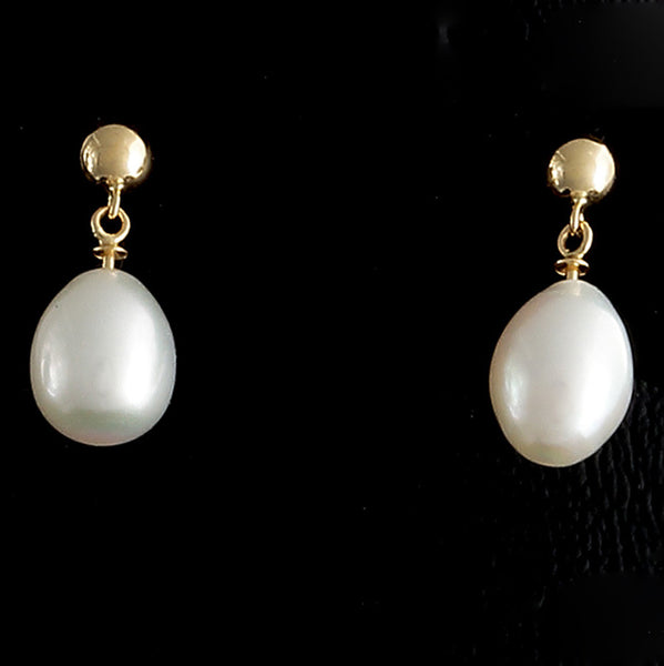 Pearl Teardrop Earrings - 14k gold-filled – Finesse Jewelry