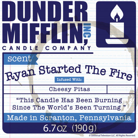 candle of Ryan started the fire