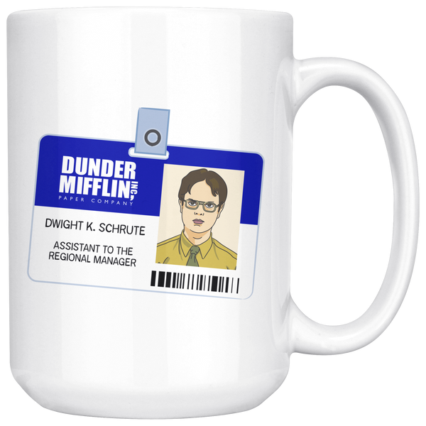 Assistant To The Regional Manager Coffee Mug - The Office Gifts - Funny  Dwight Schrute The Office Merchandise - 11oz collectible Dunder Mifflin The  Office Mug For Men And Women 