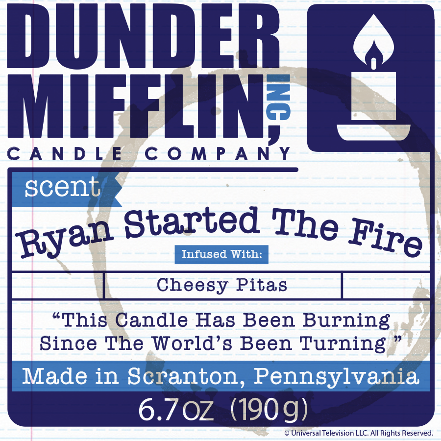 Ryan Started The Fire Candle - Wood Burning Fireplace Smell