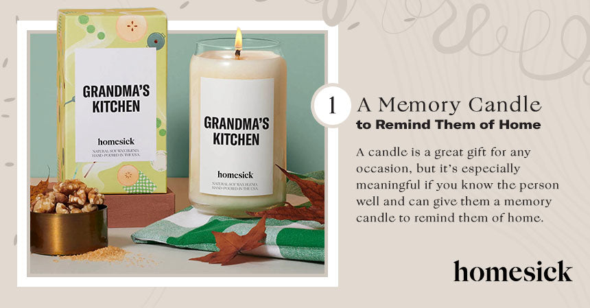 Memory Candle to Remind Them of Home