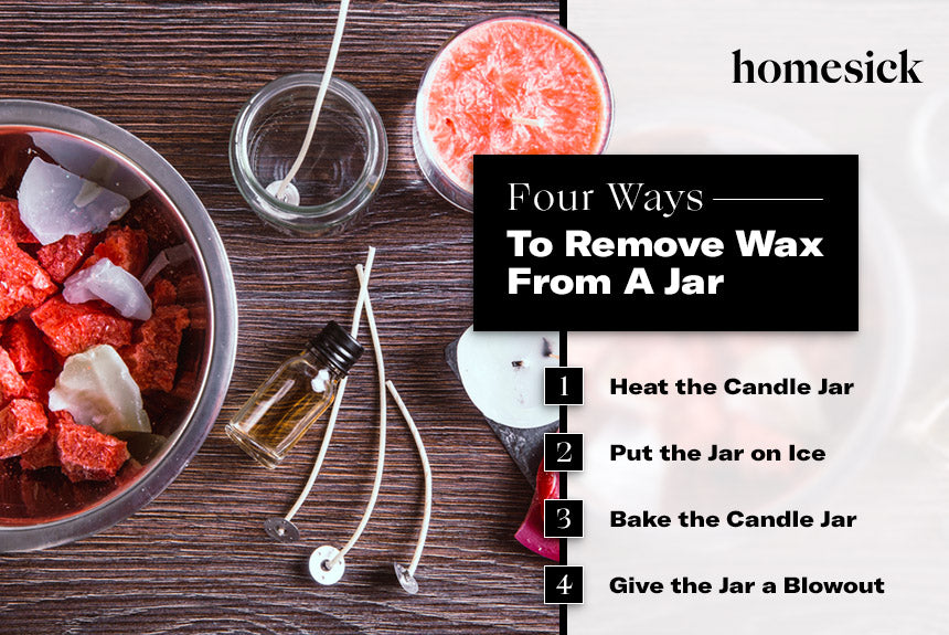 How to Clean Candle Jars to Repurpose Containers and Wax