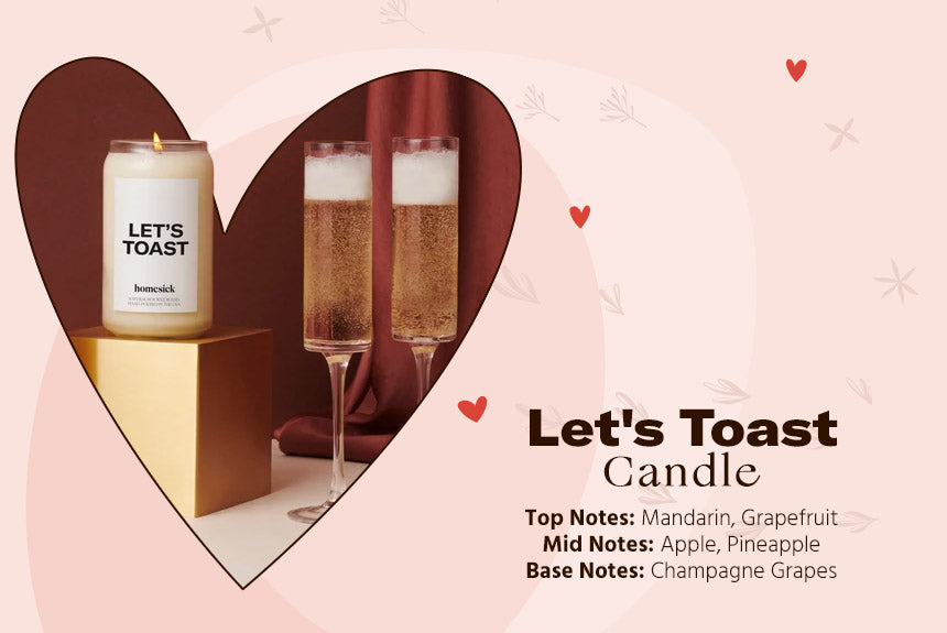 Let’s Toast candle