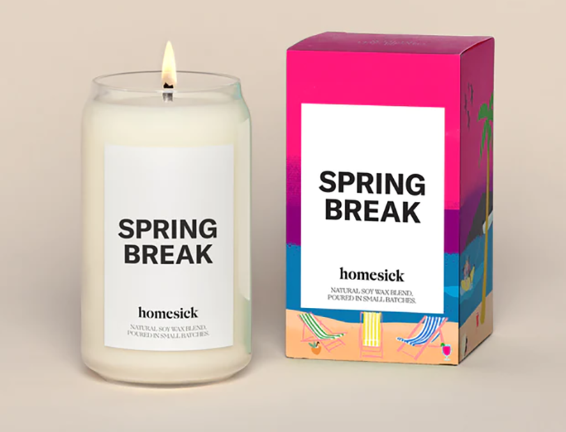 Spring Break candle