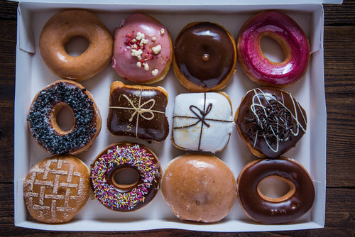 dozen artisan donuts