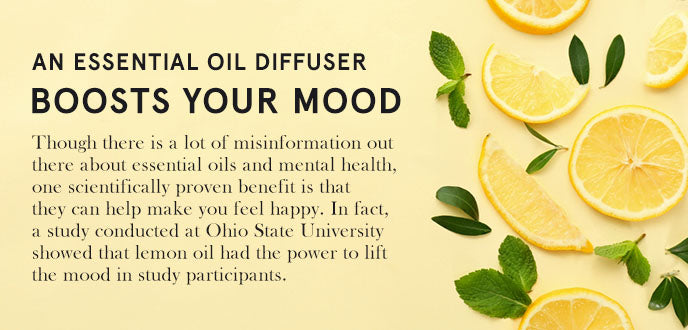 oil diffuser boosts mood