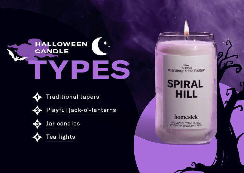 halloween candle types