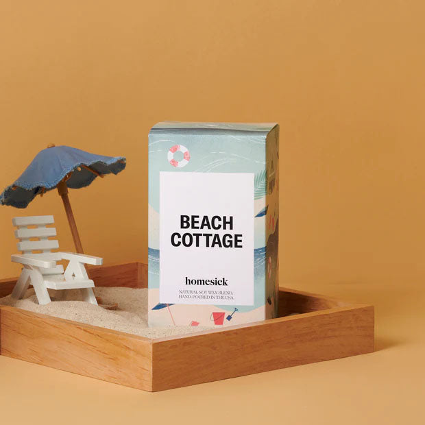 homesick beach cottage candle