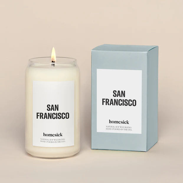 homesick san francisco candle