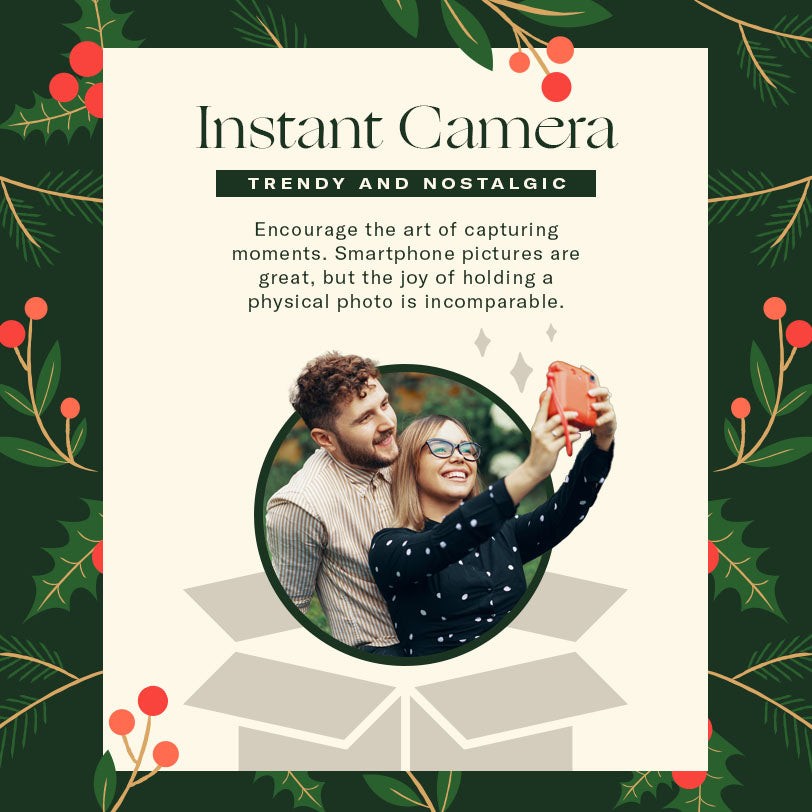 instant camera trendy and nostalgic