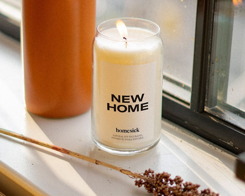 new home homesick candle