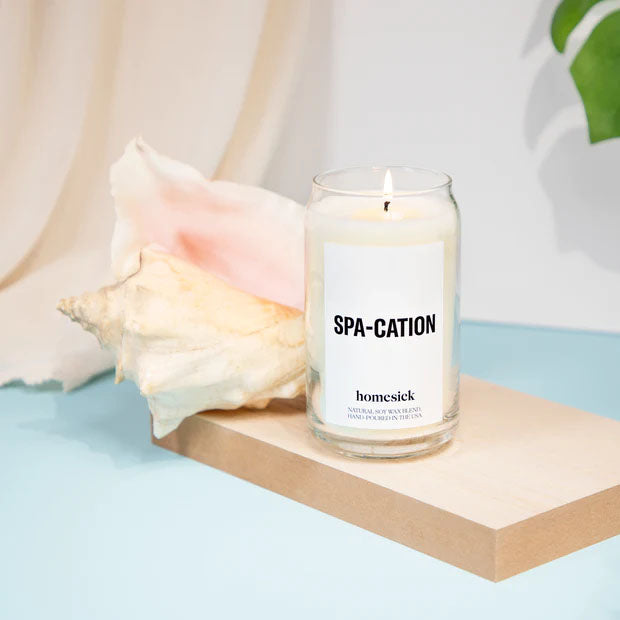 homesick spa-cation candle