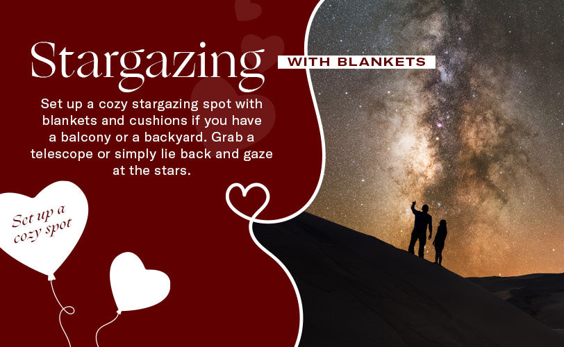 stargazing with blankets