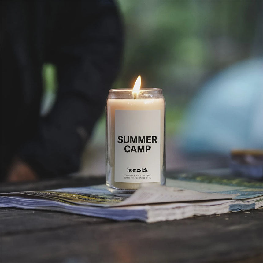 summer camp candle