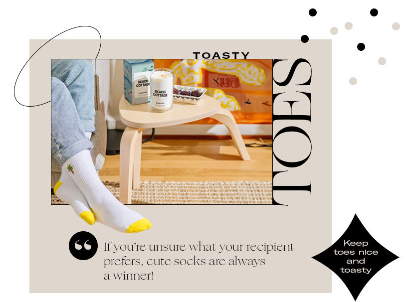 toasty toes small gift idea