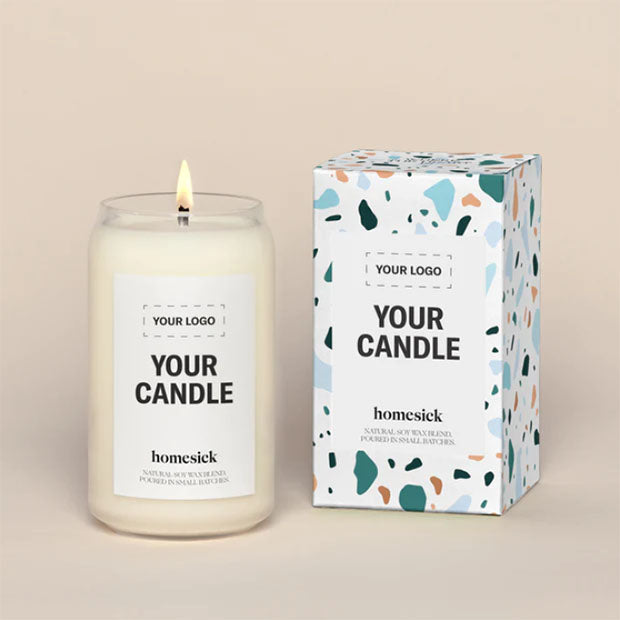your logo your candle