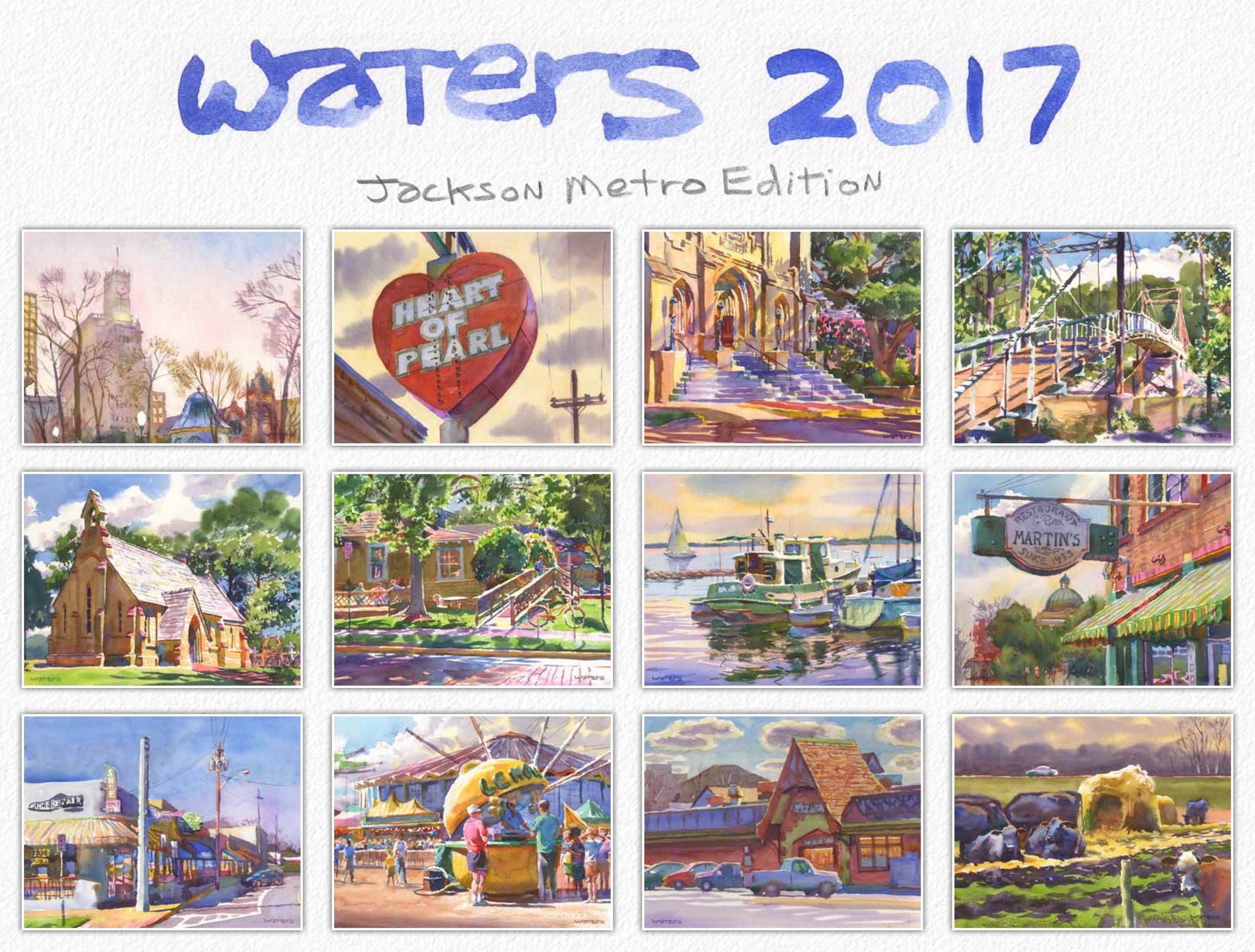 Calendar 2017 Wyatt Waters Gallery