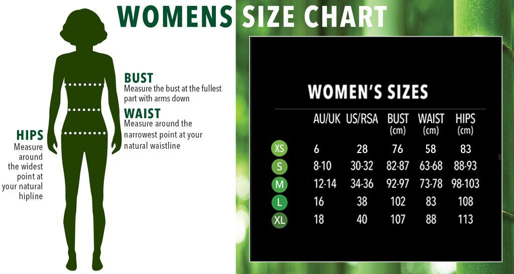 Mens Waist Measurement Chart