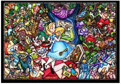 Tenyo Disney Alice in Wonderland Stained Glass Puzzle 500 pieces