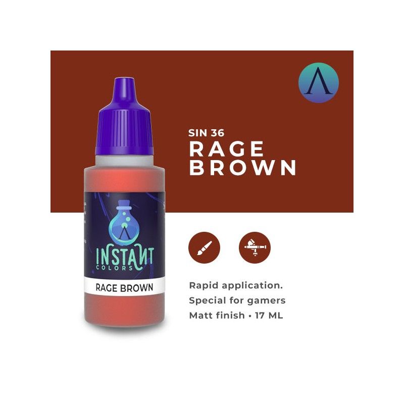 LC Scale 75 Instant Colors Rage Brown 17ml – Gamerholic