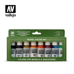 Vallejo 70136 Model Colour - Transparent Colours 8 Colour Set
