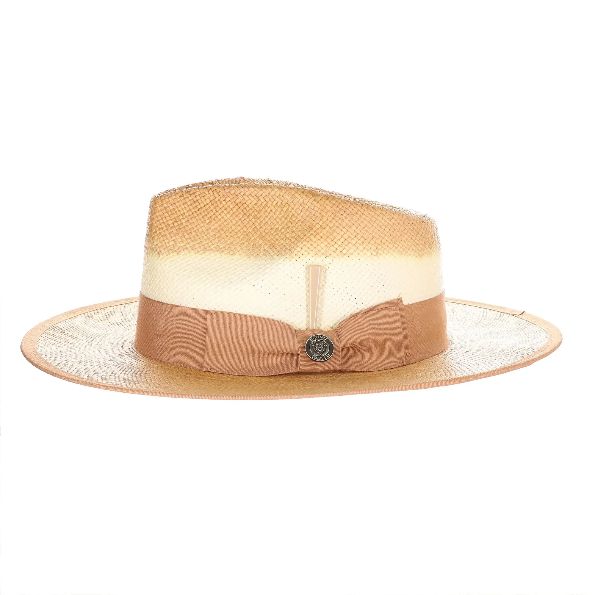 Bruno Capelo White Stingy Brim Fedora Straw Hat SD-400 - $49.90 :: Upscale  Menswear 