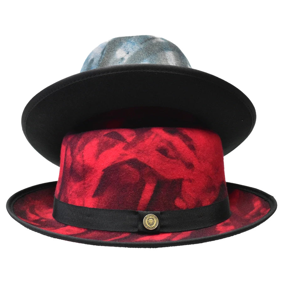 Bruno Capelo Kingston Hand Dyed Center Dent Wool Fedora