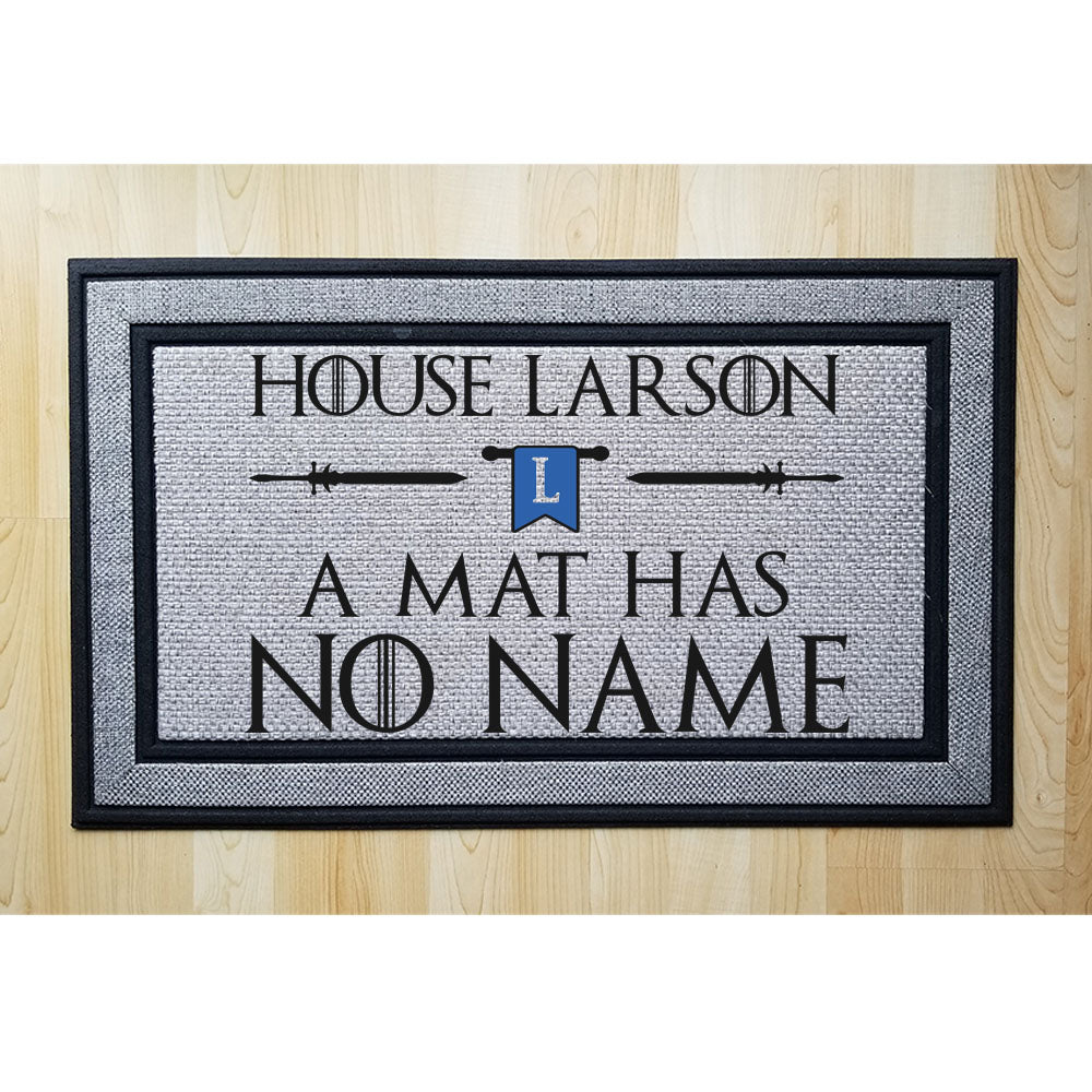 Personalized Bend The Knee Indoor Outdoor Door Mat