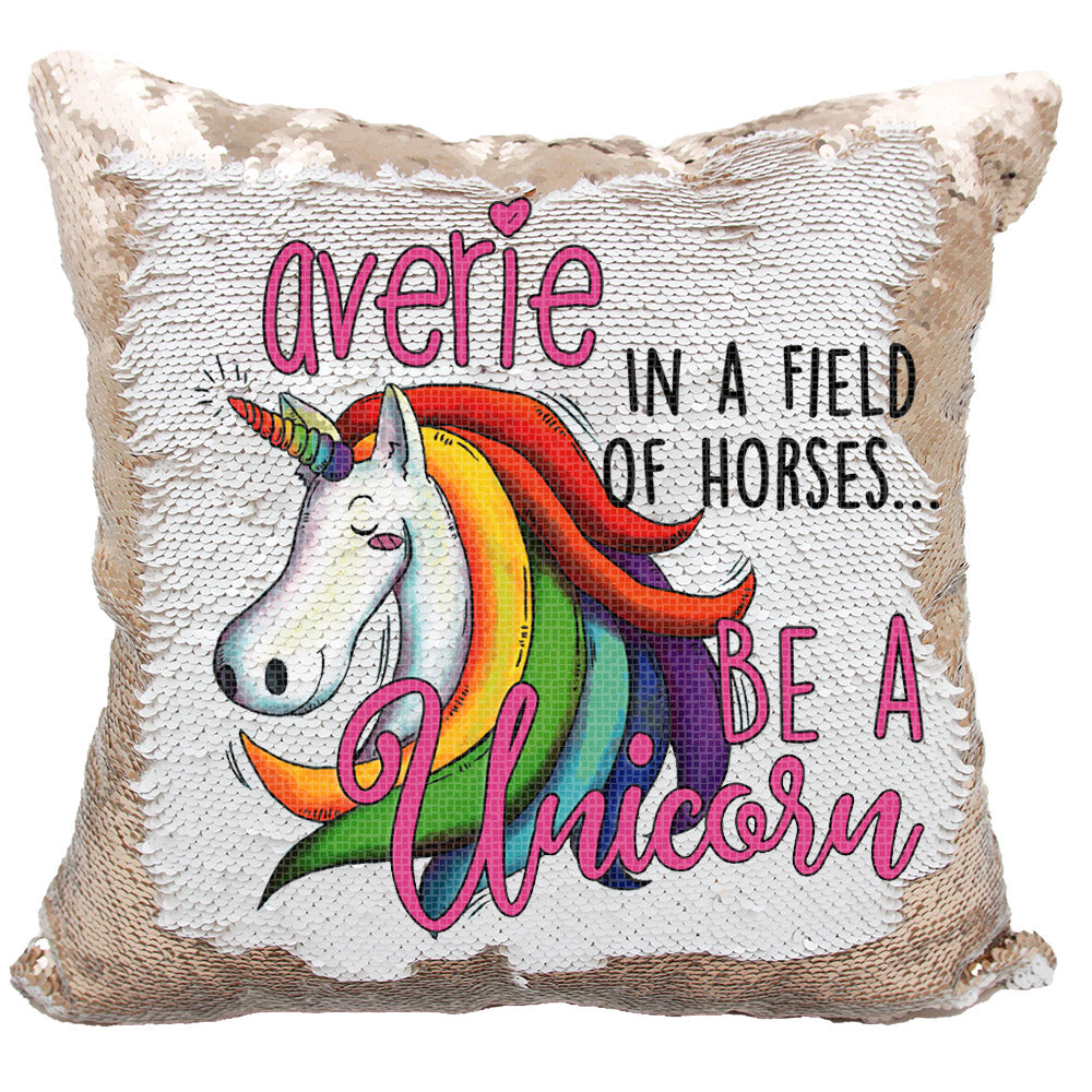 a unicorn pillow