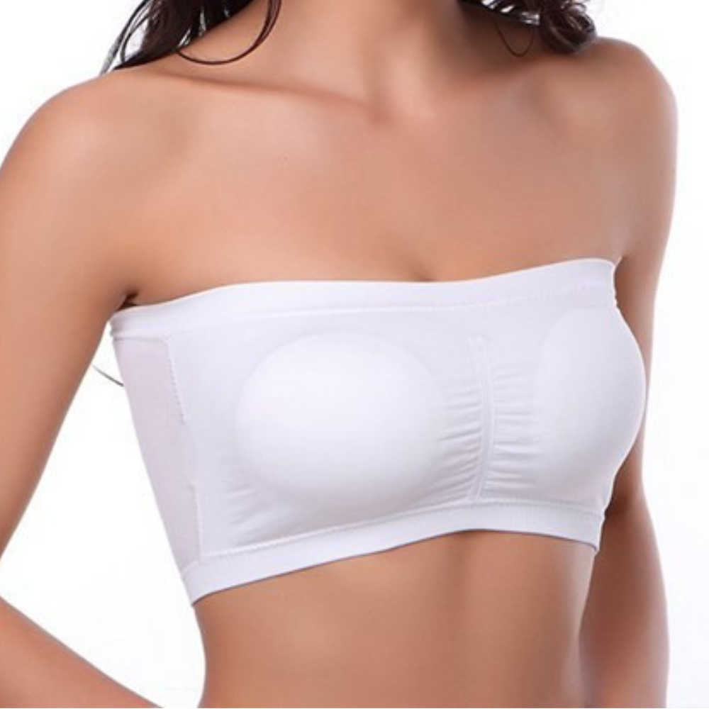 Shirred Strapless Boob Tube Tops - Holley Day