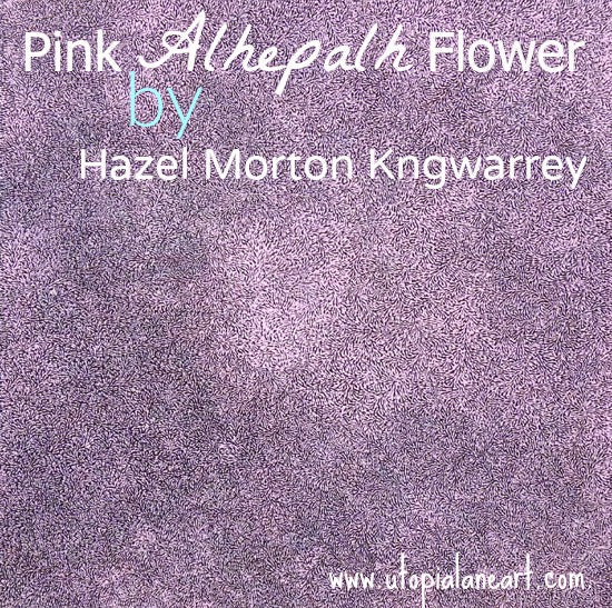 Appreciating Finer Things... Pink Alhelpalh flower by Hazel Morton Kngwarrey at Utopia Lane Art