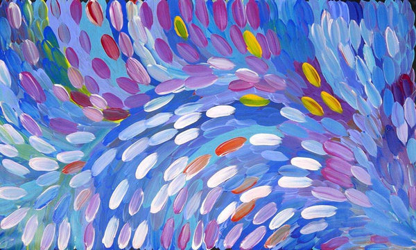 Top paintings of 2018: Leaves by Gloria Petyarre