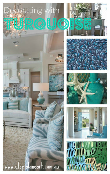 Vintage Boho, Seaside, Native Interiors.... Decorating with Turquoise ...