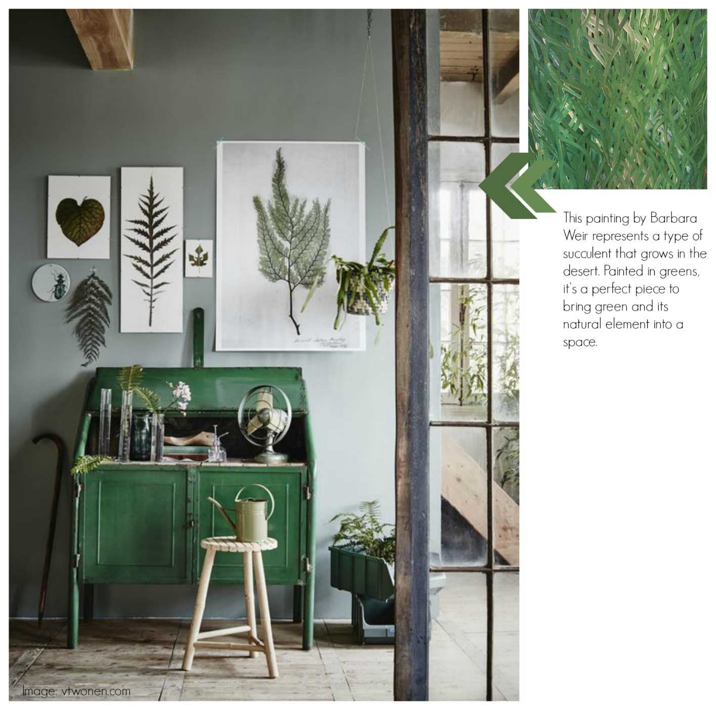 Decorating with green