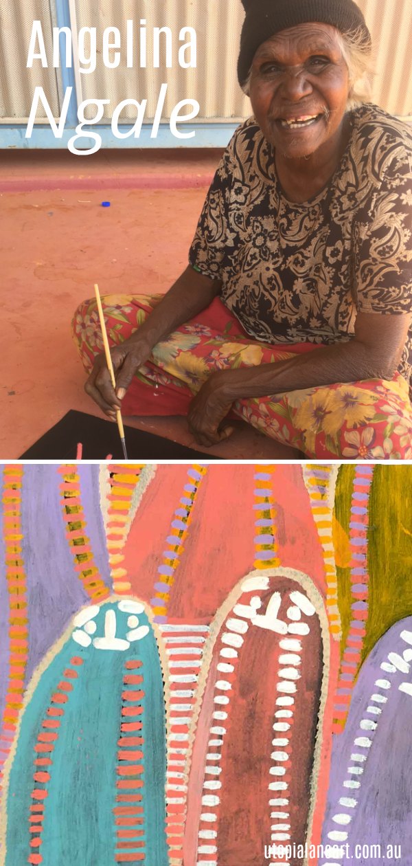 Erfahren Sie mehr über die Aborigine-Künstlerin Angelina Ngale
