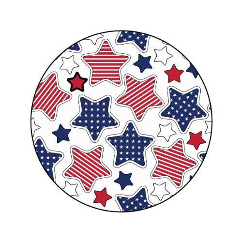 4th Of July Stars Decorative Bathroom Sink Stopper Toppers