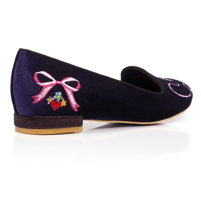 irregular choice miaow purple