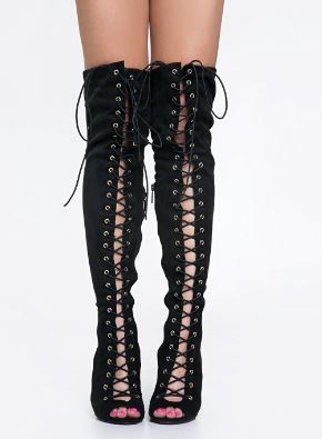 Plus Size Thigh High Wide Calf Boots – Ready To Stare